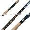 Wholesale 1.8m wooden handle carbon lure fishing rod 2 section