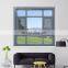 Waterproof aluminum frame casement window design