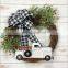 Trendy Artificial Party Modern Designed Red Personalized Front Door Wholesale Christmas Wreaths