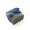 Custom logo small ring paper jewelry packaging box with foam insert