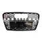 Front grill For Audi A7 change to RS7 front bumper grille Chrome silver black high quality mesh facelift 2009-2015