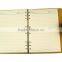 loose leaf leather diary notebook printing