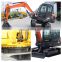 CE 6 Ton Excavator Crawler Digger Small Hydraulic Excavator Attachments Bagger For France