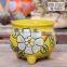 Wholesale Japanese Hand Painted Mini Tiny Table Pot Cactus Ceramic Flower Pots For Succulent Plants