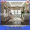 Study room Modern panel cabinet corner bookcase with study table design