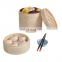 Popular Tableware Product Eco-friendly Natural Bamboo Round Steamer 10 Inch