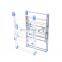 Large Outside Clothes Horse Stand Airer Collapsible Laundry Wing Rack Cloth Drying Rack Foldable
