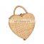 Heartly Handbag Straw Beach Bag water hyacinth handbag, Shopping Bag 100% woven Wholesale