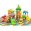 Plastic slide outdoor commercial outdoor playground equipment playground