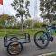 Bicycle trailer, bicycle trailer, cargo vehicle