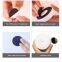 Rechargeable infrared light-controlled human body induction cabinet lamp two-color round wardrobe bedside induction lamp