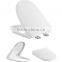 HL-058 MEIYE PP 465*370*78mm Round Soft-closing Toilet Seat Cover Ramp Down Toilet Lid