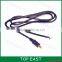 DC5.5 * 2.1 yellow plastic fork male DC power cable to extend the 2464 single-head wire