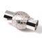 Latest Design Custom Jewelry Clasp Manufacturer Luxury Leather Bracelet Clasp, High Class 316l Stainless Steel Clasp