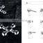 Zinc alloy zamak die casting faucet handles