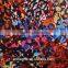 95%polyester5%spandex scuba air layer digital printing fabric for garment and t-shirt