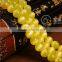Gemstone yellow cat eye round beads jewelry