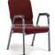 Stacking metal church chairs