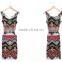 High Quality Printed Bodycon Ladies One Piece Dress Wholesale