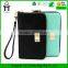 2016 latest fashionable PU leather wallet, phone 6 wallet factory directly