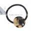 high quality leopard crystal circle hair ties hair elastic hair band