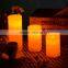 53*H50mm pillar paraffin wax flameless electronic led candles