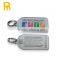 Printing metal key fobs with unique ID