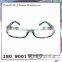 Stripes paper transfer pattern and unisex style eyewear