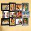 cheap popular multi window openings MDF carving collage photo picture frame 4x6