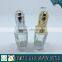 30ML clear cosmetic glass bottle with press pump dropper