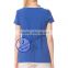 Custom spandex cotton plain short sleeve maternity t shirt