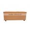 Large Beech Wooden Black Ottoman Storage Chest with Lid - Trunk, Chest, Bedding Box