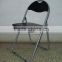 outdoor wholesale metal folding chair with PVC cushion seat and back
