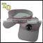 white and pink curved brim sun visor cap