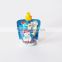 food grade plastic beverage bags with stand up spout pouch