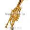 1/6 size gold plated music instrument shaped music art of clarinet