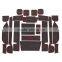 Good quality car interior car gate slot mat for Odyssey 2009-2013 23pcs/set