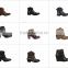 000054 Women Ankle Boots Italy Classic Genuine Leather Women Boots Low Heel Ankle Boots