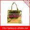 laser lamination handle bag promotional bag,gold lamination recycle bag