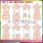 letter printed one-piece swimming suit fabric
