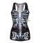 Women 3D Sky Graphic Printed Top Summer T-shirt Vest Camisole Tops