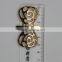 gold spring clip for heels shoes cable clip and binder clip for women wedding shoes