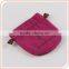 Jewelry travel pouch velvet pouch with drawstring for jewelry