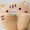 Hot-selling Lovely Comfortable Cartoon Plush Material U Shape Travel Sleeping Neck Waist or Back Massage Pillow