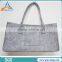 Custom grey felt tote bag handmade felt shopping bags