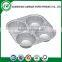 Small round aliminum foil bakery food container foil tray