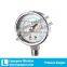 4" bottom/side mount oil filled pressure gauge