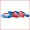 100% food grade silicone material european charm bracelet