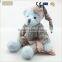 Most popular cute beautiful soft bear toy with cloth