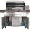 Round Butane Grill / Gas BBQ Grill with 6+1 Burners Gas Smoker Grill